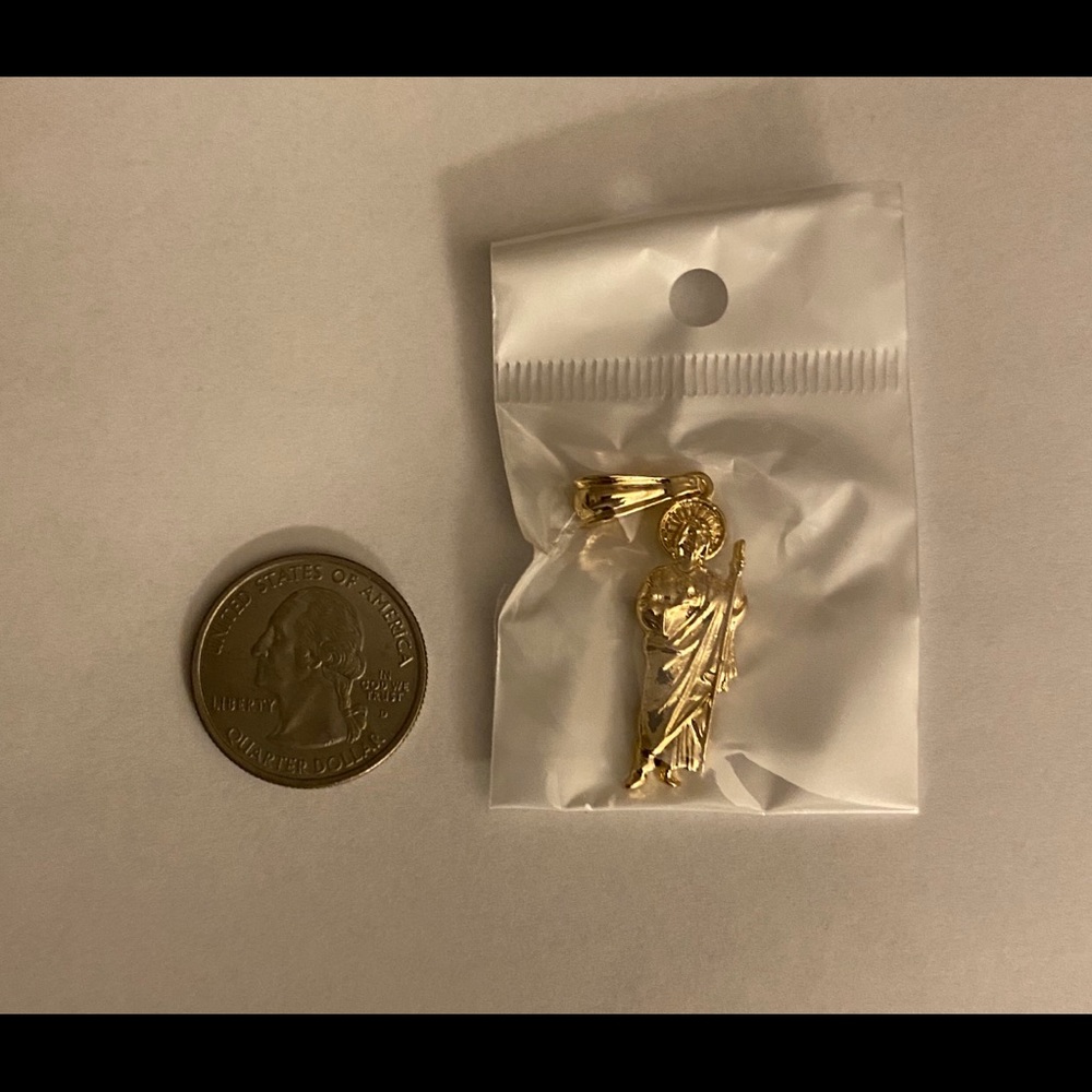 St Jude Pendant Gold Plated